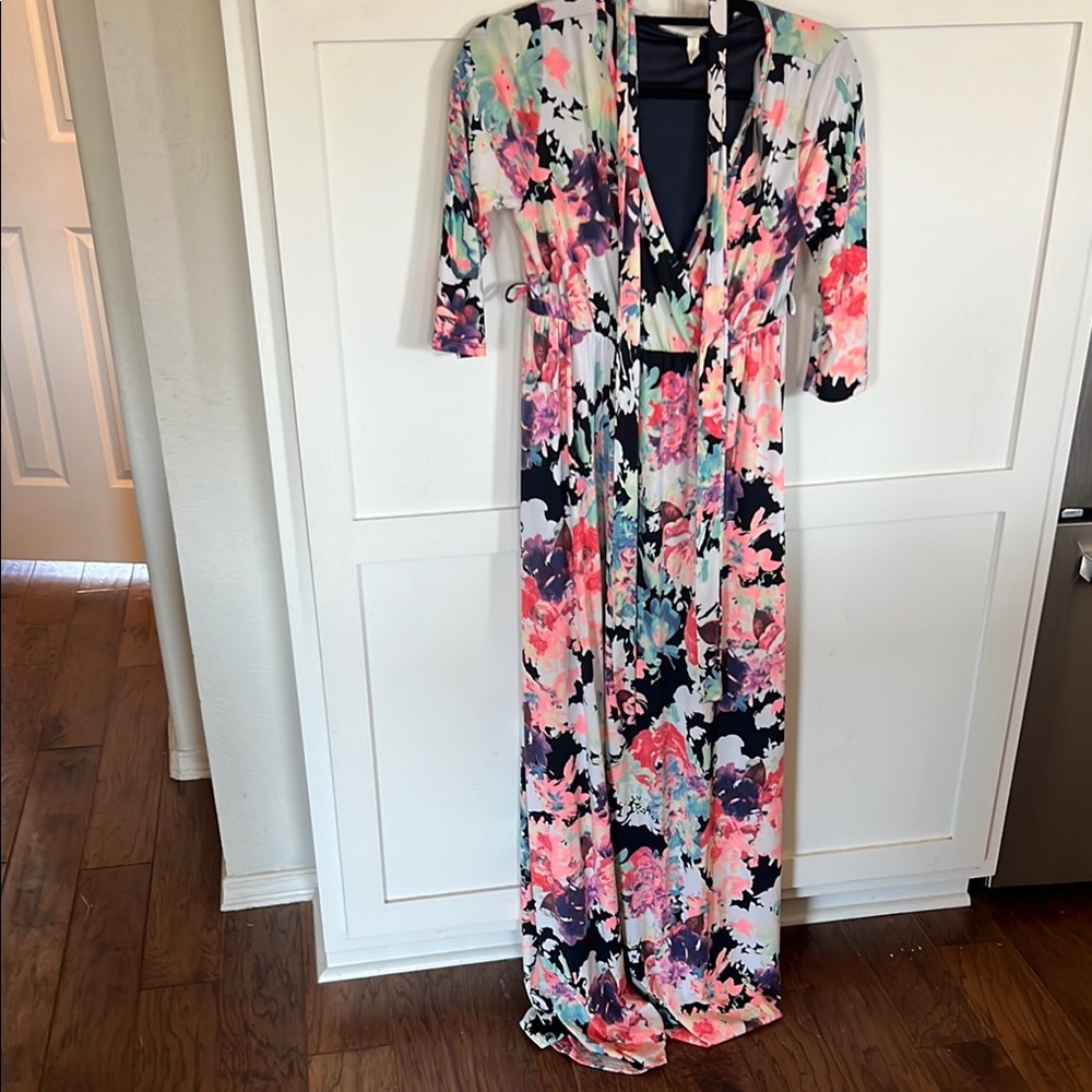 PINKBLUSH Floral Maxi Dress